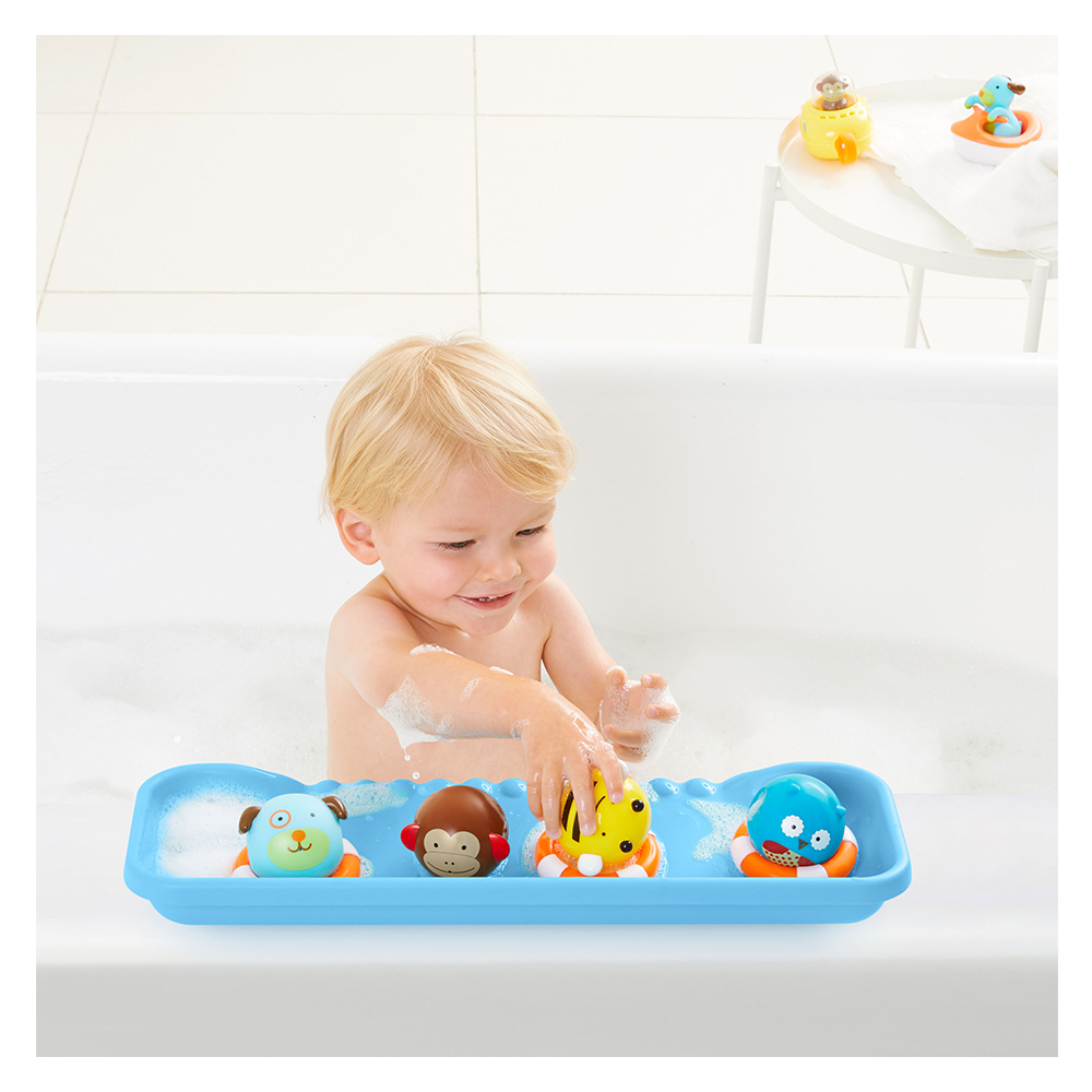 Skip hop moby shelfie bathtub deals play tray