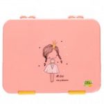 Citron Bento - 6 Compartment Lunch Box Princess - Pink
