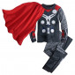 Super Cute - Avengers Printed T Shirt with Cape - Grey